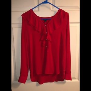 Ann Taylor blouse with pearl buttons